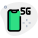 Next generation fifth cellular network connectivity facility icon