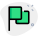 drapeau-agitant-externe-sur-poteau-indice-destination-sur-cartes-basic-green-tal-revivo icon