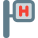 Hospital Sign icon