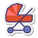 男の子のベビーカー icon