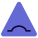 Triangular shape signboard with an alertness displayed icon