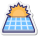 Panel solar icon