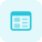 Web content online on public website layout icon