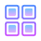 quatre carrés icon
