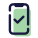 Smartphone genehmigen icon