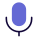 Audio recording Logotype of a microphone layout icon