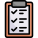 Clipboard checklist icon