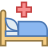 Lit d&#39;hôpital icon