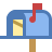 Cassetta postale con lettera icon