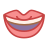 Bouche souriante icon