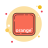 橙色电视 icon