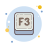 F3 Key icon