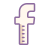 F do Facebook icon