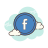 Facebook im Kreis icon