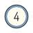 Circled 4 icon