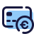 Carta bancaria Euro icon