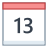 Calendrier 13 icon