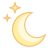 Luna brillante icon