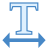 Textbreite icon