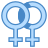 Femenino doble icon