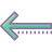 Freccia lunga a sinistra icon