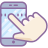 Écran tactile smartphone icon