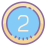 2 en círculo icon