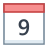 Calendar 9 icon