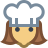 Cocinero de sexo femenino icon