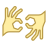 Interpretazione del linguaggio dei segni icon