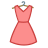 Kleid von vorn icon