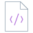 File di codice icon