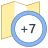 Zeitzone +7 icon