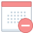 Menos calendário icon