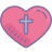 cruz de coração icon