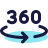 Вид 360 градусов icon