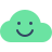 Nube feliz icon