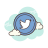 Twitter 圈 icon