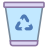 Lixeira de reciclagem icon