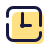 Horloge carrée icon