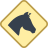 Panneau chevaux icon