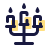 세 가지 빛의 샹들리에 샹들리에 icon