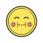 Emoji grasso icon