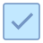 Ausgefüllte Checkbox icon