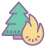 incendio forestal icon