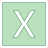 Координата X icon