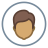 Circled User Male Skin Type 5 icon