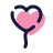 Globo de corazón icon