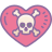 crâne-cœur icon
