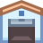 Garage ouvert icon